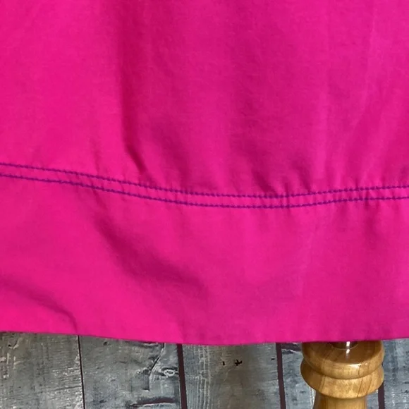 TITLE NINE PINK DAY TRIP SLEEVELESS DRESS COLOR BLOCK CIRCLES BACK Granola Girl